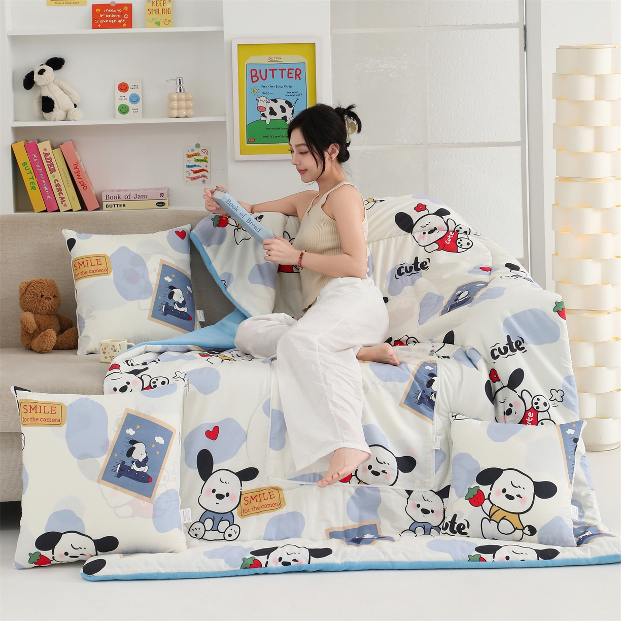 91家纺网 家纺一手货源 找家纺 （总）照世家纺 2025新款棉加绒抱枕被（控价低于零售价的链接 一经发现直接投诉下架 感谢大家的支持 控价是优惠券后不能低于40的68 45的99 50的139）