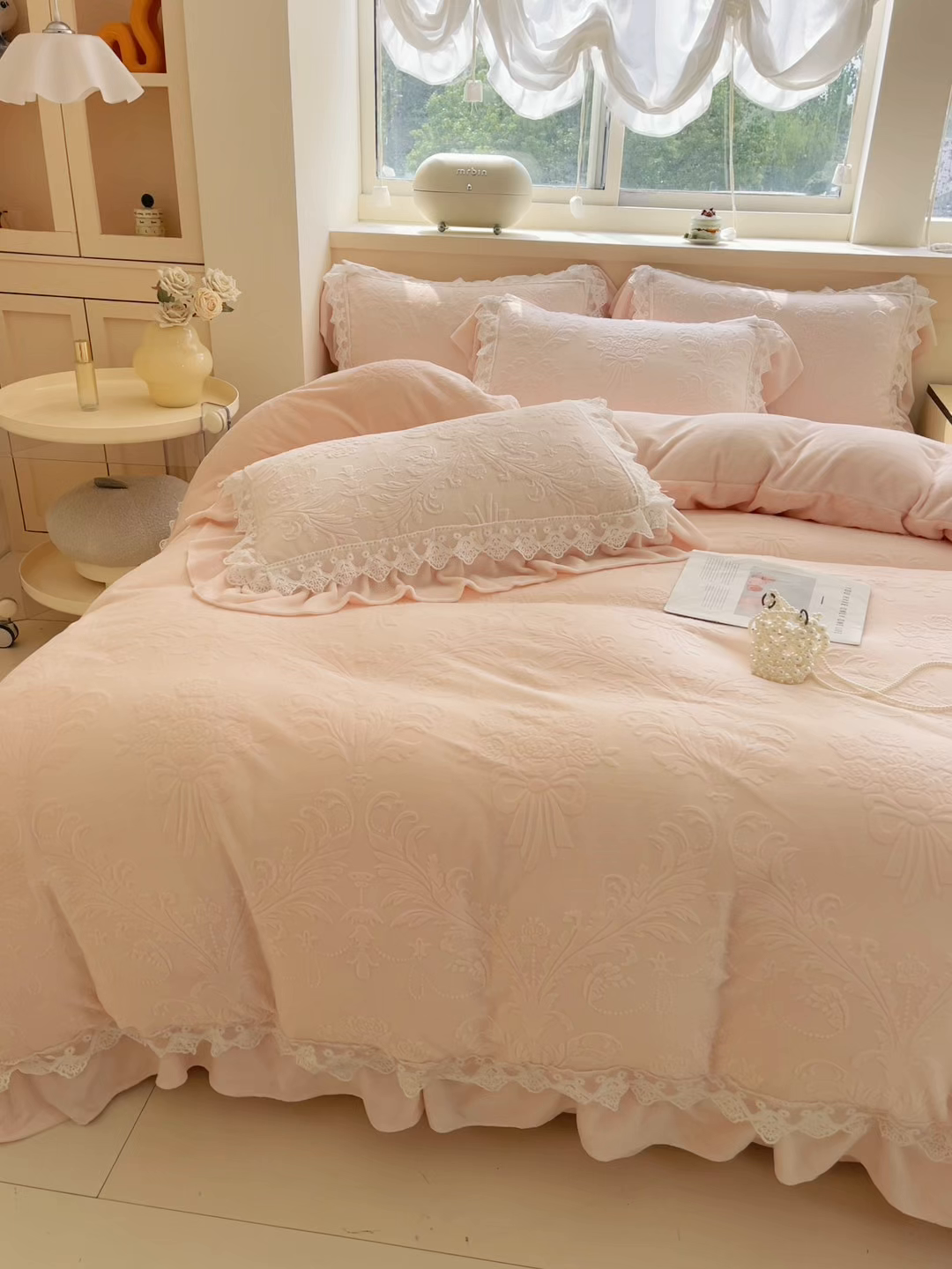 91家纺网 家纺一手货源 找家纺 （总）锦格家纺 2024新款A类高克重牛奶绒四件套