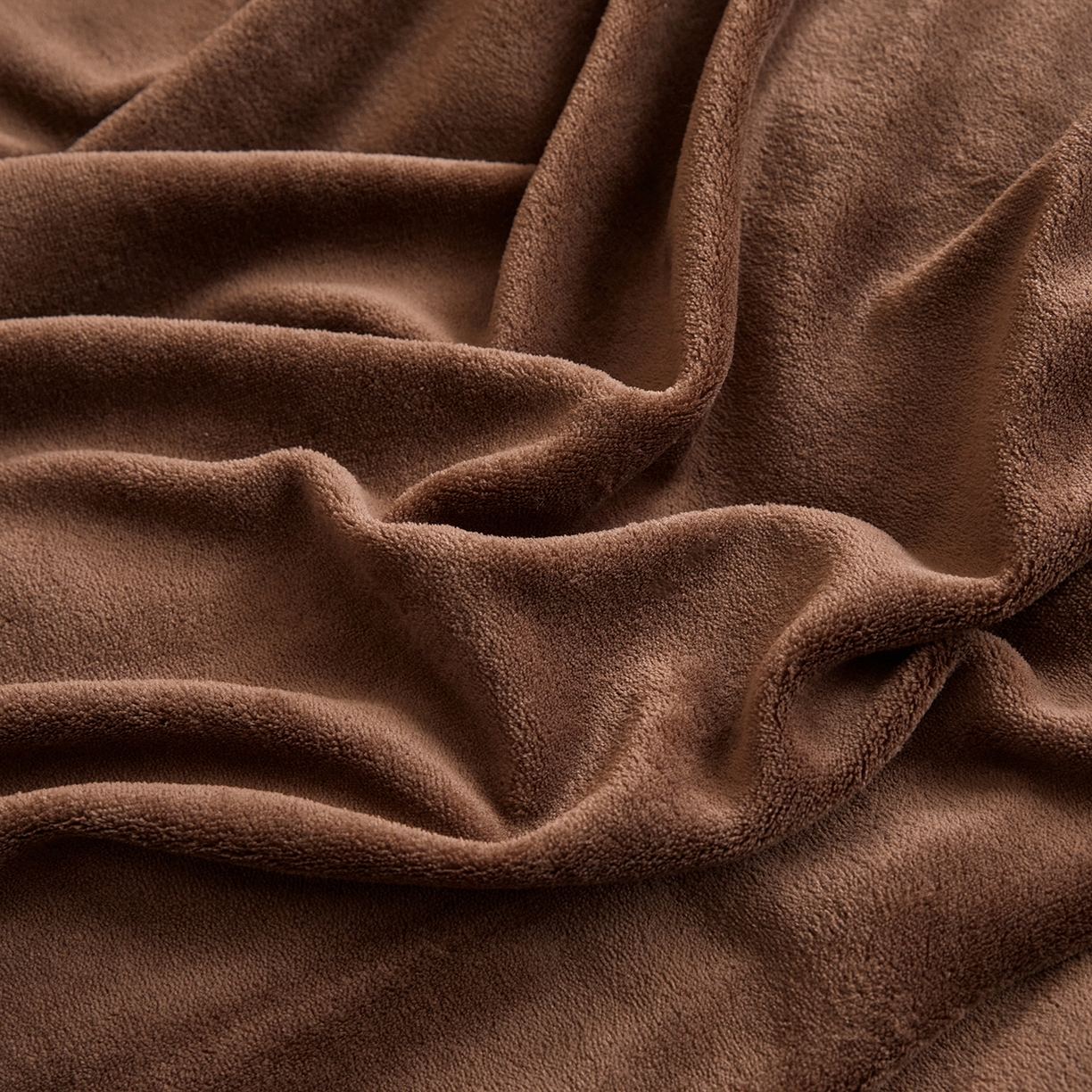 91家纺网 家纺一手货源 找家纺 吾诺家居 吾诺 2025 双拼色牛奶绒四件套纽扣四件套钮扣牛奶绒四件套 - 纽扣系列 钮扣-可可棕