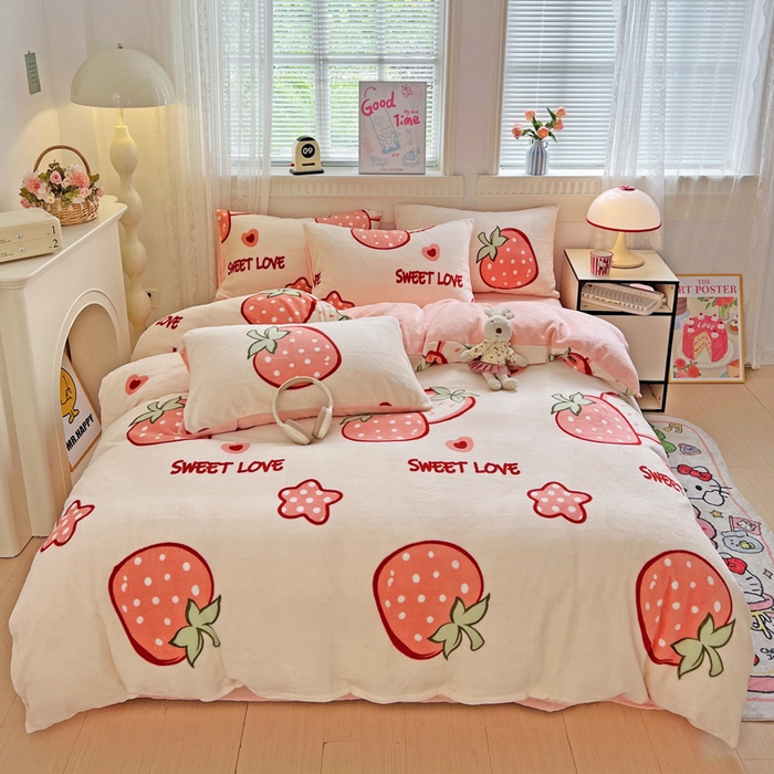 91家纺网 家纺一手货源 找家纺 （总）维娜斯家纺 2022新款芦荟棉四件套