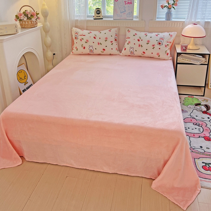 91家纺网 家纺一手货源 找家纺 维娜斯家纺 2025新款牛奶绒印花四件套加厚保暖 花语岚山