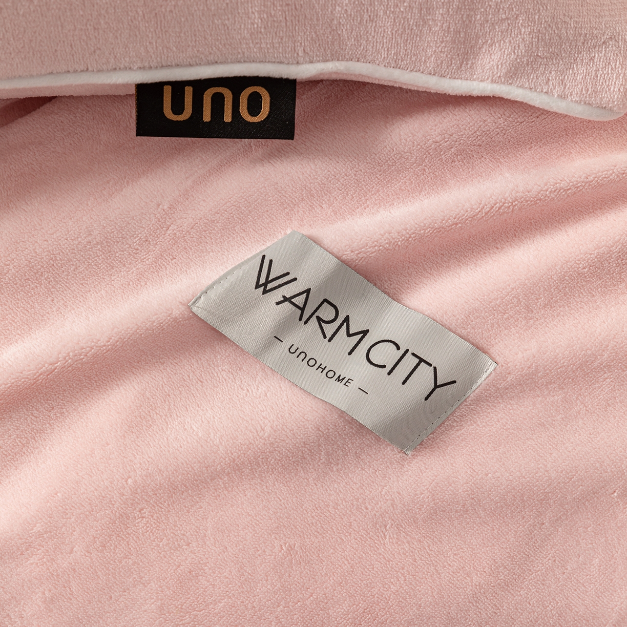 91家纺网 家纺一手货源 找家纺 吾诺家居 吾诺 2025 撞色边滚绳款牛奶绒四件套麻绳牛奶绒四件套 - 浅爱系列 悠粉