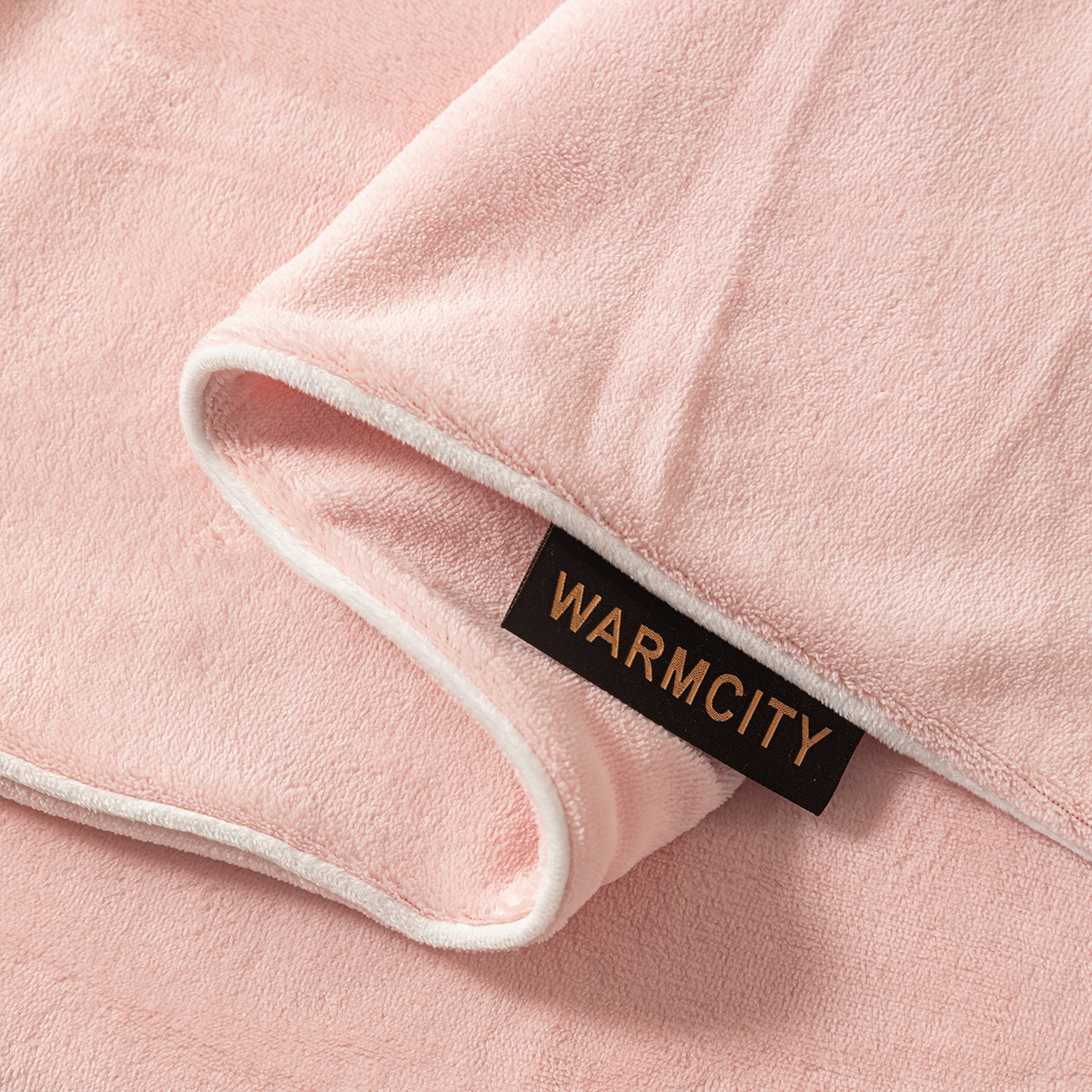 91家纺网 家纺一手货源 找家纺 吾诺家居 吾诺 2025 撞色边滚绳款牛奶绒四件套麻绳牛奶绒四件套 - 浅爱系列 悠粉