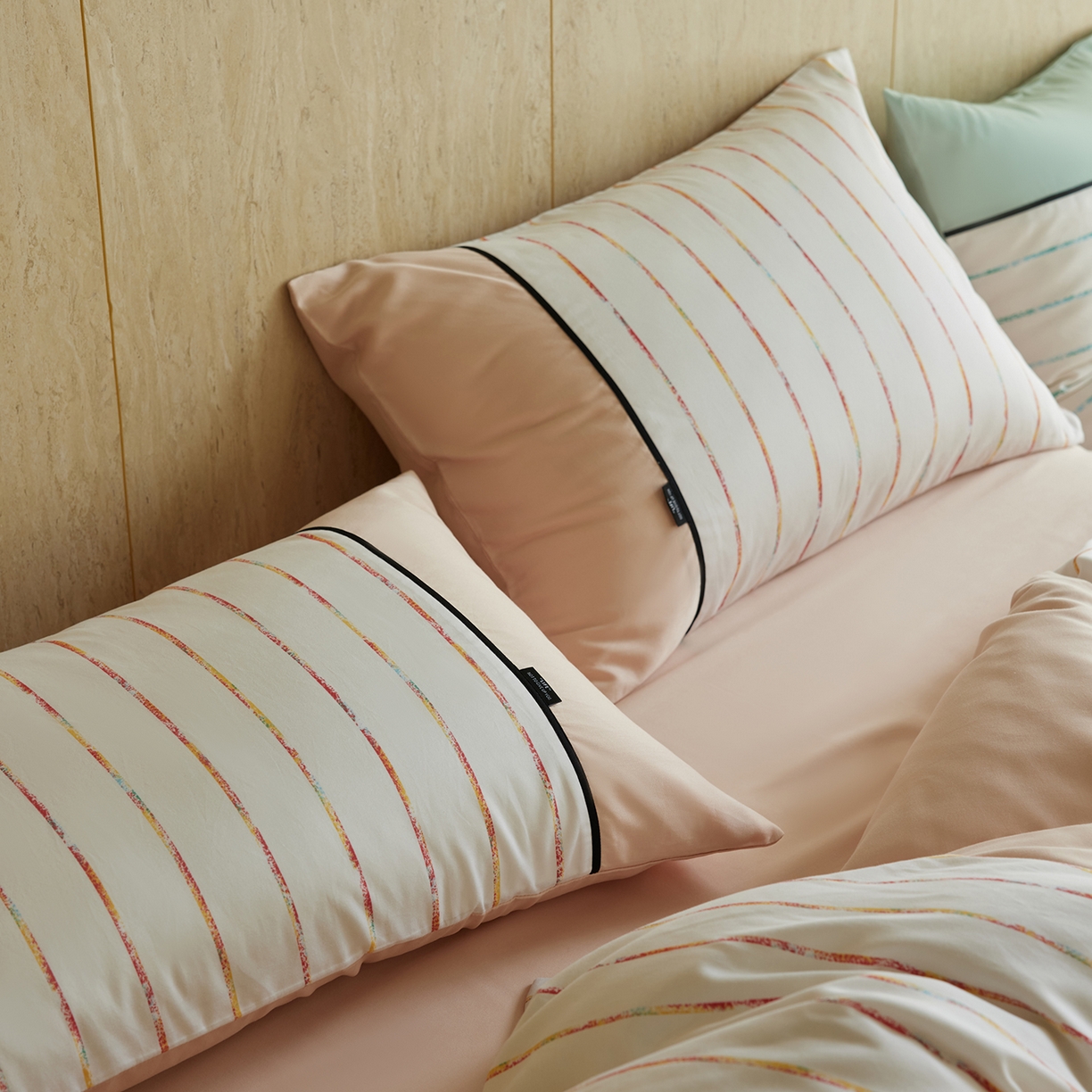 91家纺网 家纺一手货源 找家纺 （总）安莱生活 2025新品天丝棉磨毛四件套-暖漾系列（风格二）