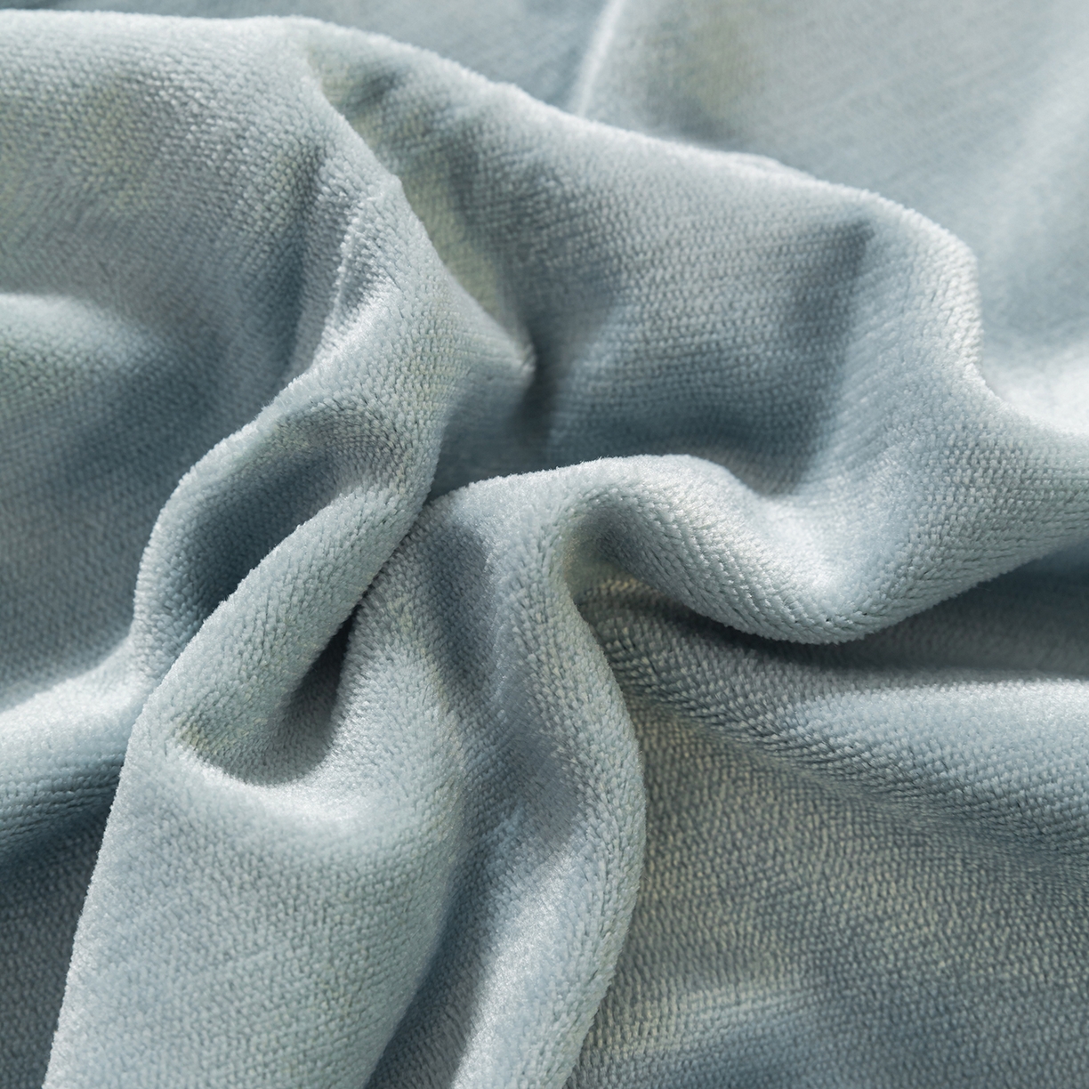 91家纺网 家纺一手货源 找家纺 （总）吾秀家居 2025秋冬新款简约撞色边滚绳牛奶绒四件套-浅爱