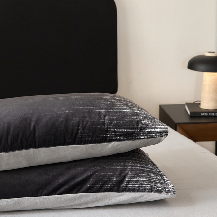 91家纺网 家纺一手货源 找家纺 ONE TWO ONE 121 2025秋冬新款牛奶绒德芙绒宝宝绒婴儿绒短毛绒四件套床单被套 光辉岁月-灰