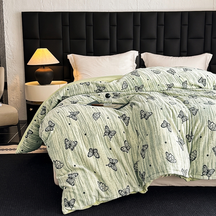 91家纺网 家纺一手货源 找家纺 （总）金盛纺 2025新款亲肤舒适高克重雕花绒系列单被套单品被套单件被套（可定制）