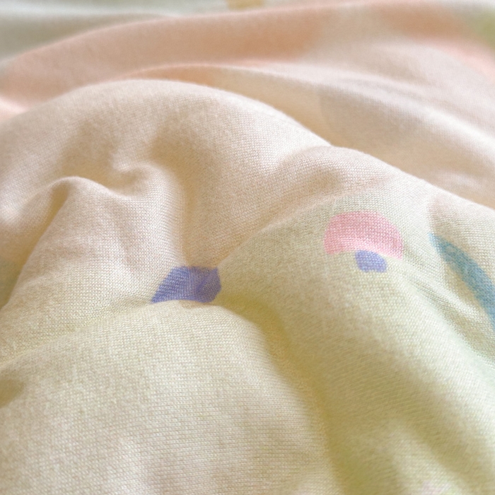 91家纺网 家纺一手货源 找家纺 米菲 2025新款针织豆豆冬被被子被芯 流光花语