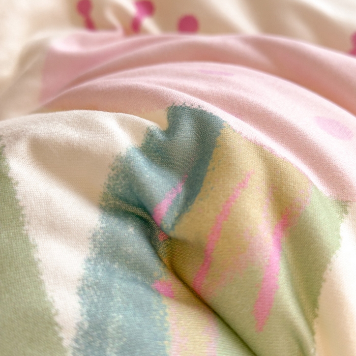 91家纺网 家纺一手货源 找家纺 米菲 2025新款针织豆豆冬被被子被芯 后花园