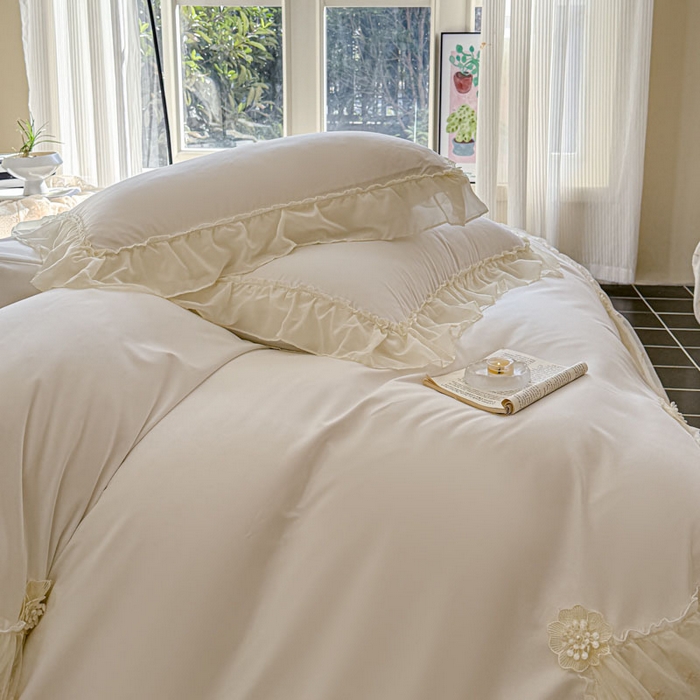 91家纺网 家纺一手货源 找家纺 （总）艺玲家纺 2025新款棉小棉法式公主风仙仙子系列四件套