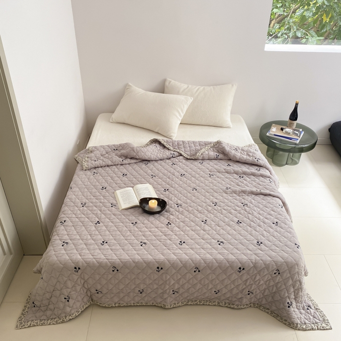 91家纺网 家纺一手货源 找家纺 （总）麻依 2025新款韩国泡芙被十层全棉纱布被子被芯