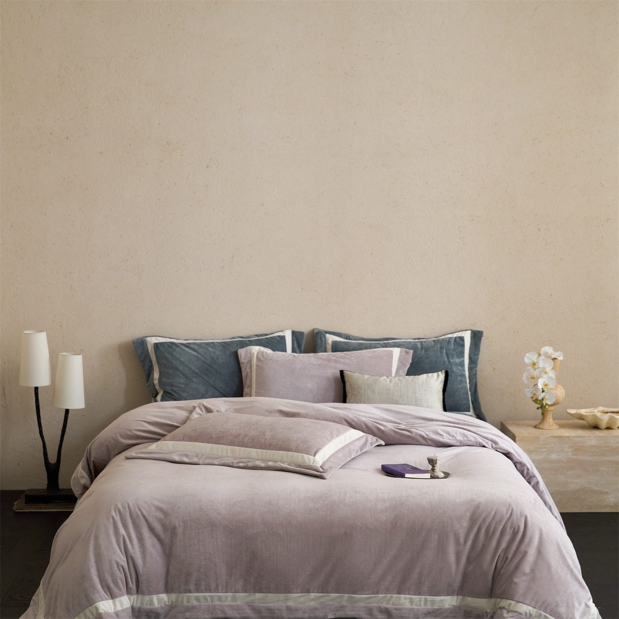 91家纺网 家纺一手货源 找家纺 （总）121 2025新款轻奢新法式德芙绒宝宝绒婴儿绒短毛绒牛奶绒四件套床单被套【提供买家秀】【会员-20】 平台控价券后不得低于318/338元