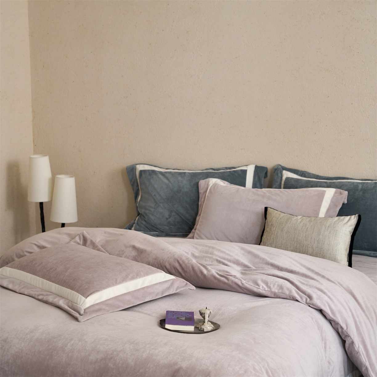 91家纺网 家纺一手货源 找家纺 （总）121 2025新款轻奢新法式德芙绒宝宝绒婴儿绒短毛绒牛奶绒四件套床单被套【提供买家秀】【会员-20】 平台控价券后不得低于318/338元