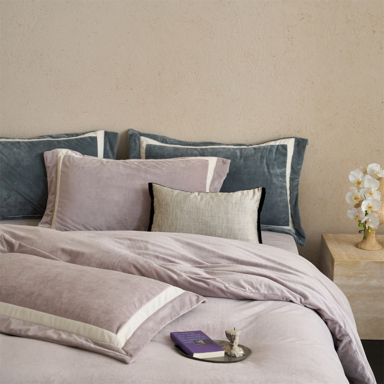 91家纺网 家纺一手货源 找家纺 （总）121 2025新款轻奢新法式德芙绒宝宝绒婴儿绒短毛绒牛奶绒四件套床单被套【提供买家秀】【会员-20】 平台控价券后不得低于318/338元