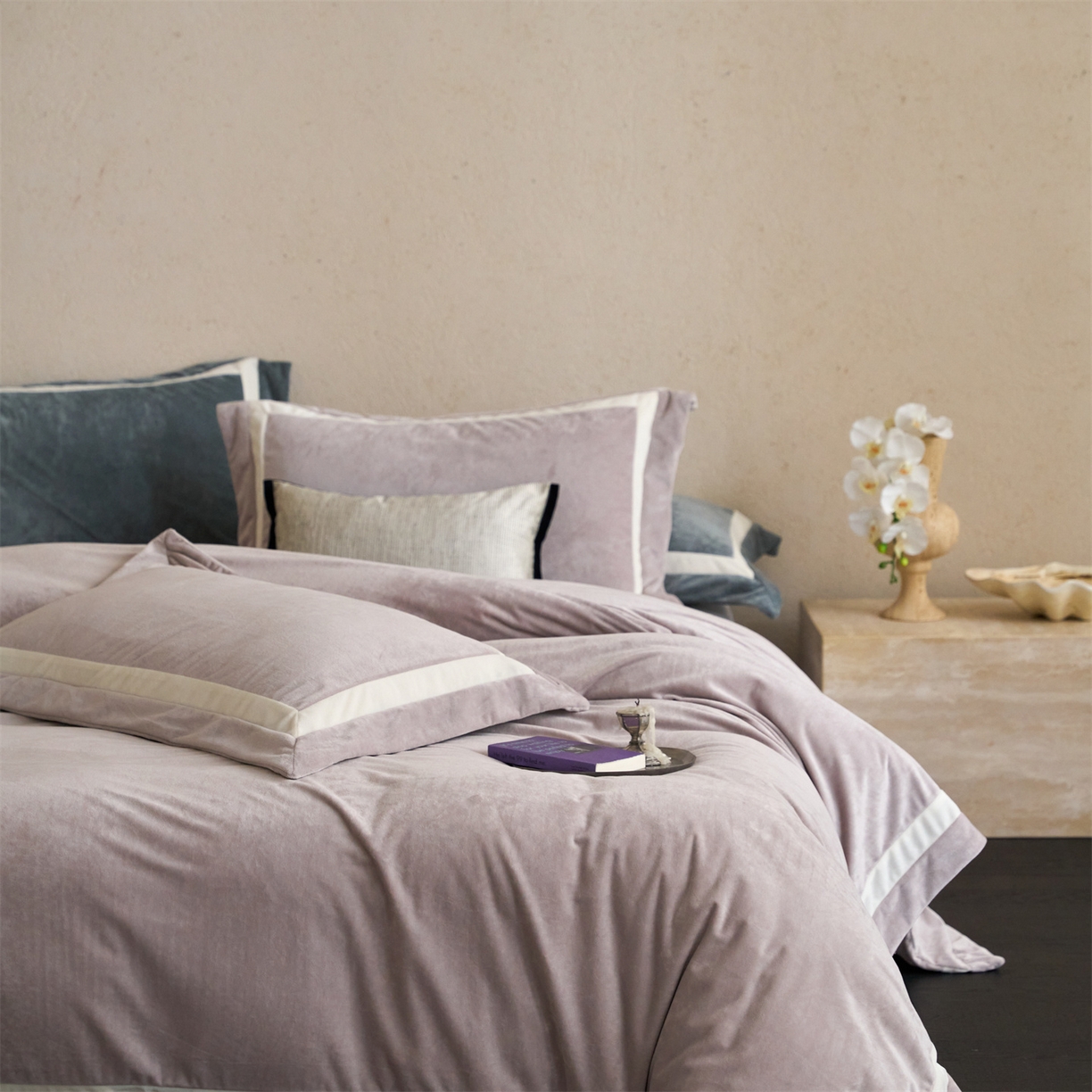 91家纺网 家纺一手货源 找家纺 （总）121 2025新款轻奢新法式德芙绒宝宝绒婴儿绒短毛绒牛奶绒四件套床单被套【提供买家秀】【会员-20】 平台控价券后不得低于318/338元