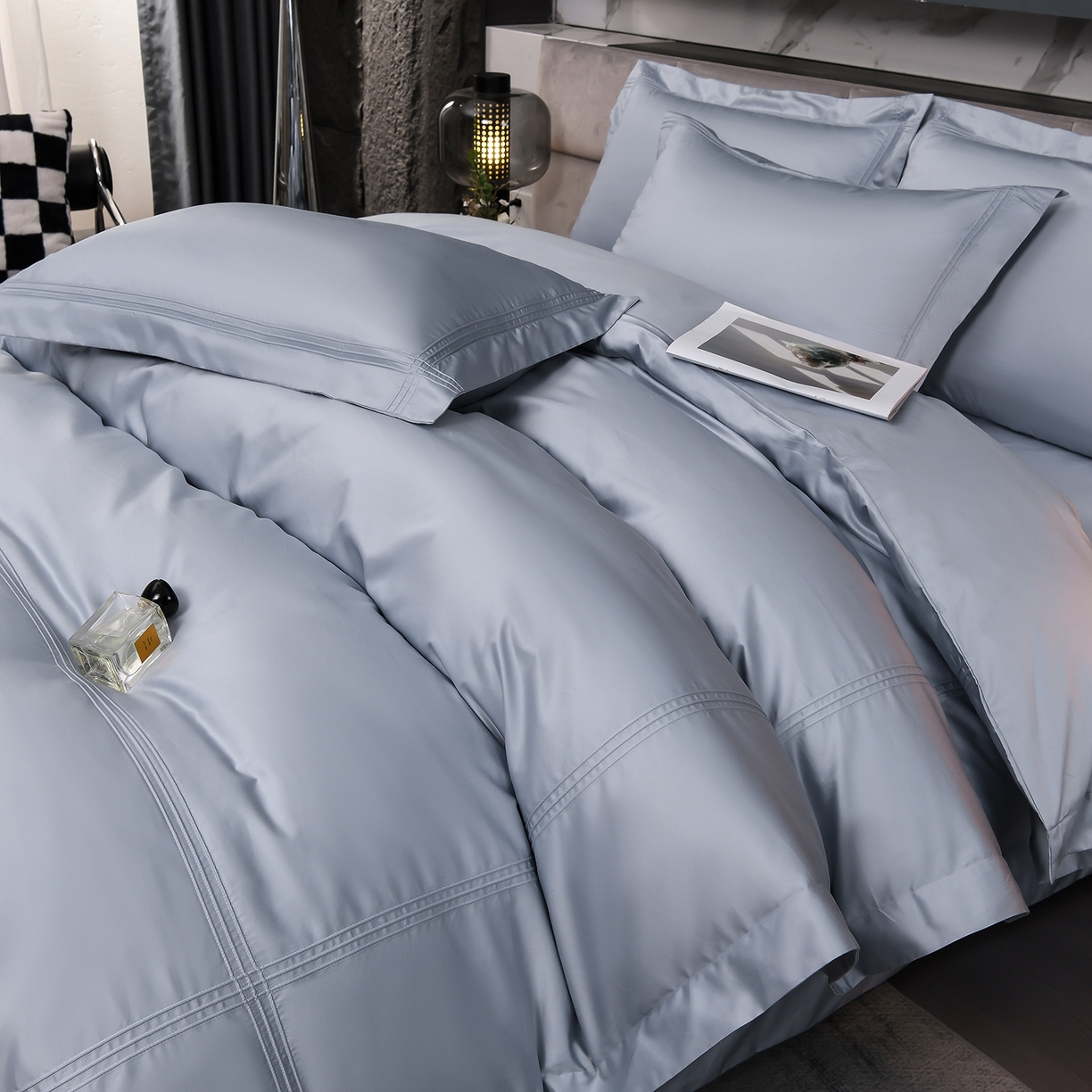 91家纺网 家纺一手货源 找家纺 （总）润淳家居 2025新款100支新疆长绒棉四件套纯棉四件套全棉四件套