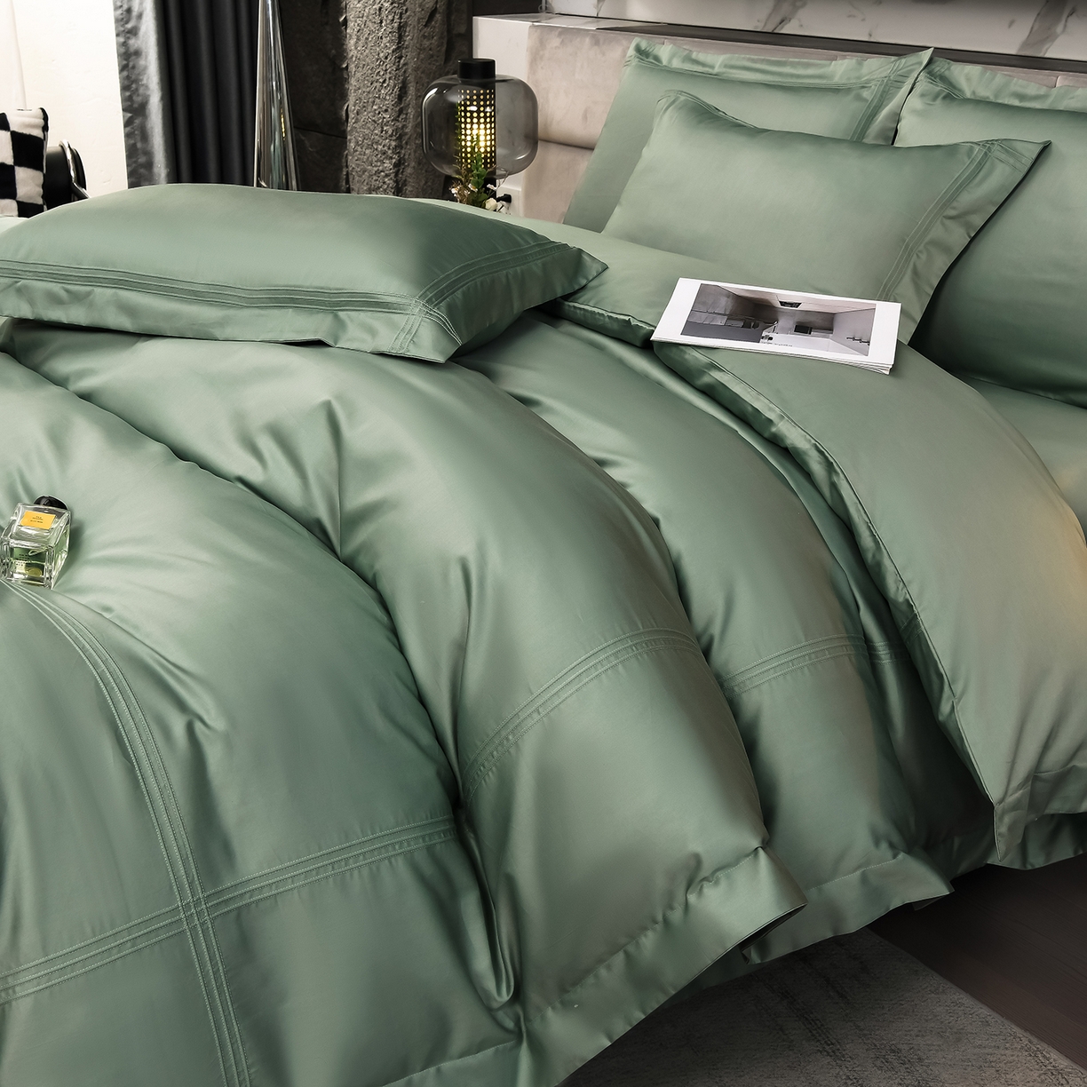 91家纺网 家纺一手货源 找家纺 （总）润淳家居 2025新款100支新疆长绒棉四件套纯棉四件套全棉四件套