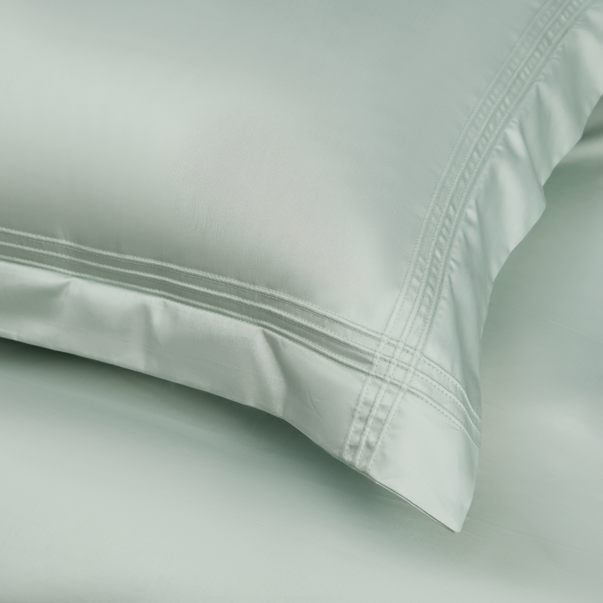 91家纺网 家纺一手货源 找家纺 润淳家居 2025新款100支新疆长绒棉四件套纯棉四件套全棉四件套 梦幻 青水绿