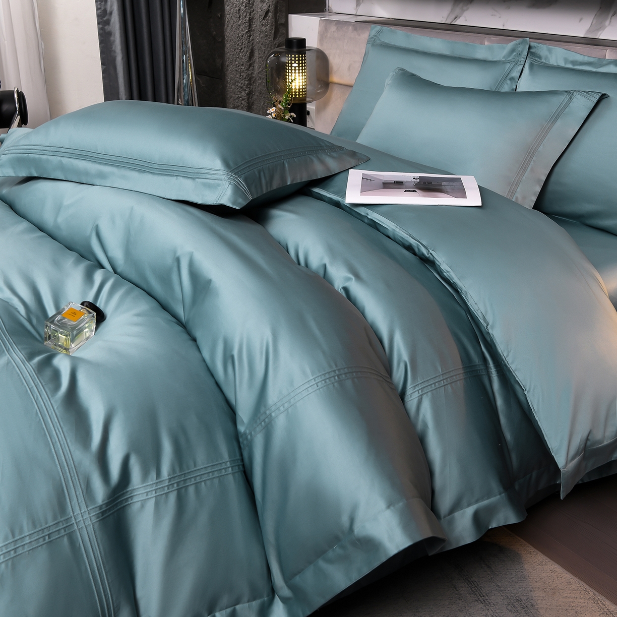 91家纺网 家纺一手货源 找家纺 （总）润淳家居 2025新款100支新疆长绒棉四件套纯棉四件套全棉四件套