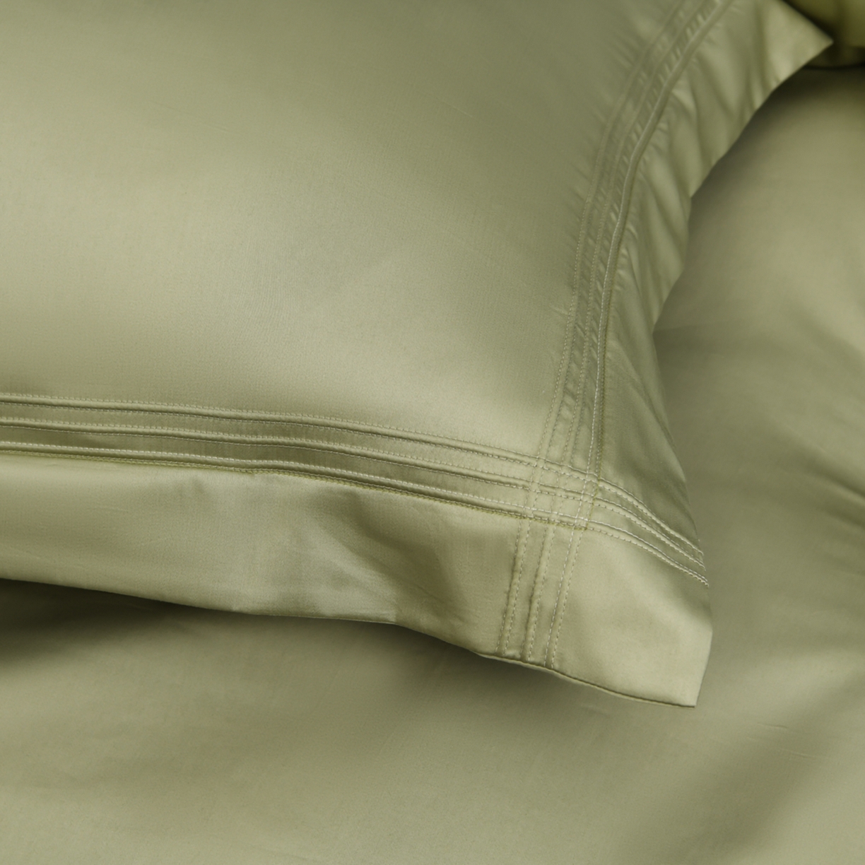 91家纺网 家纺一手货源 找家纺 润淳家居 2025新款100支新疆长绒棉四件套纯棉四件套全棉四件套 梦幻 青灰绿