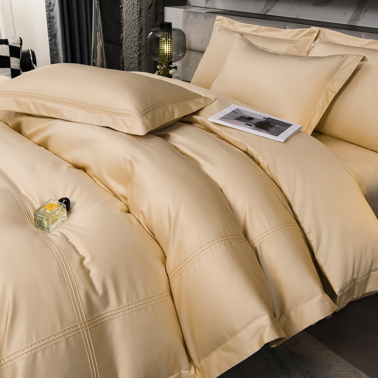 91家纺网 家纺一手货源 找家纺 （总）润淳家居 2025新款100支新疆长绒棉四件套纯棉四件套全棉四件套