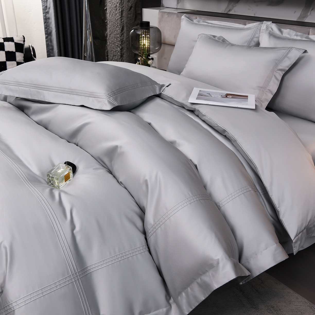 91家纺网 家纺一手货源 找家纺 （总）润淳家居 2025新款100支新疆长绒棉四件套纯棉四件套全棉四件套