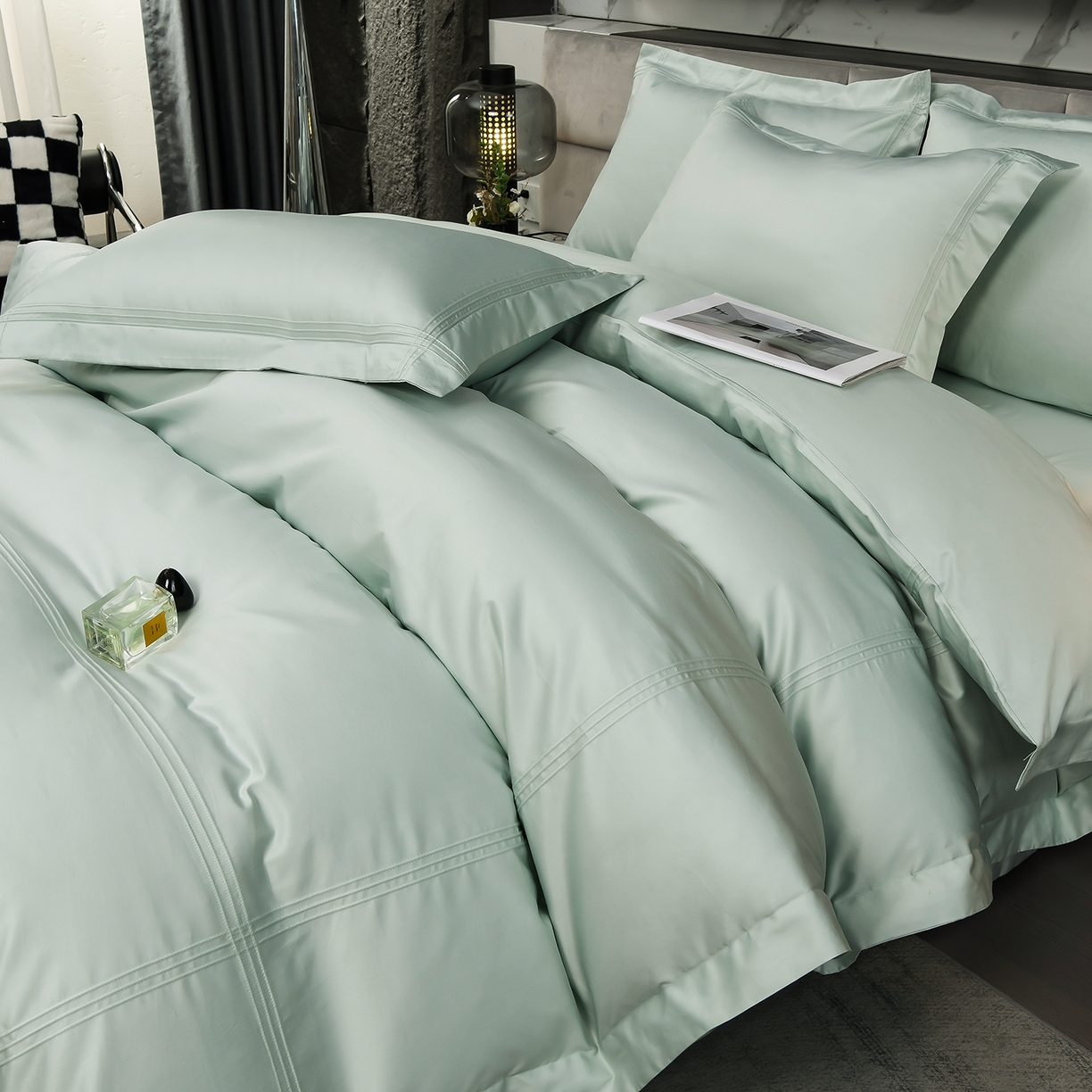 91家纺网 家纺一手货源 找家纺 （总）润淳家居 2025新款100支新疆长绒棉四件套纯棉四件套全棉四件套