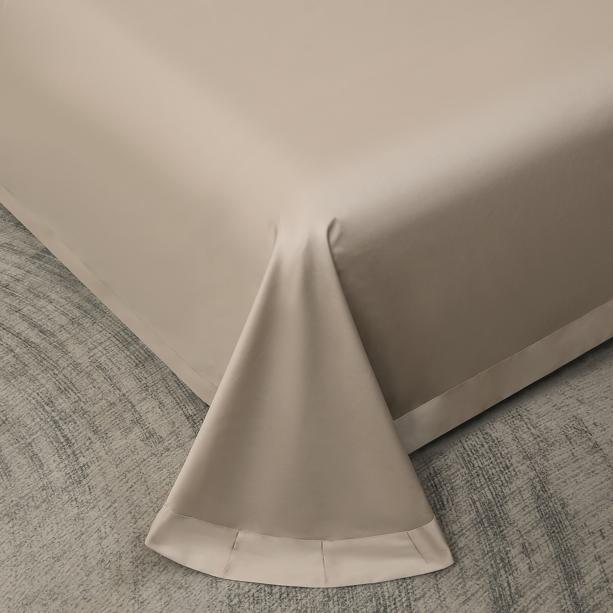 91家纺网 家纺一手货源 找家纺 润淳家居 2025新款100支新疆长绒棉四件套纯棉四件套全棉四件套 梦幻 烟灰紫