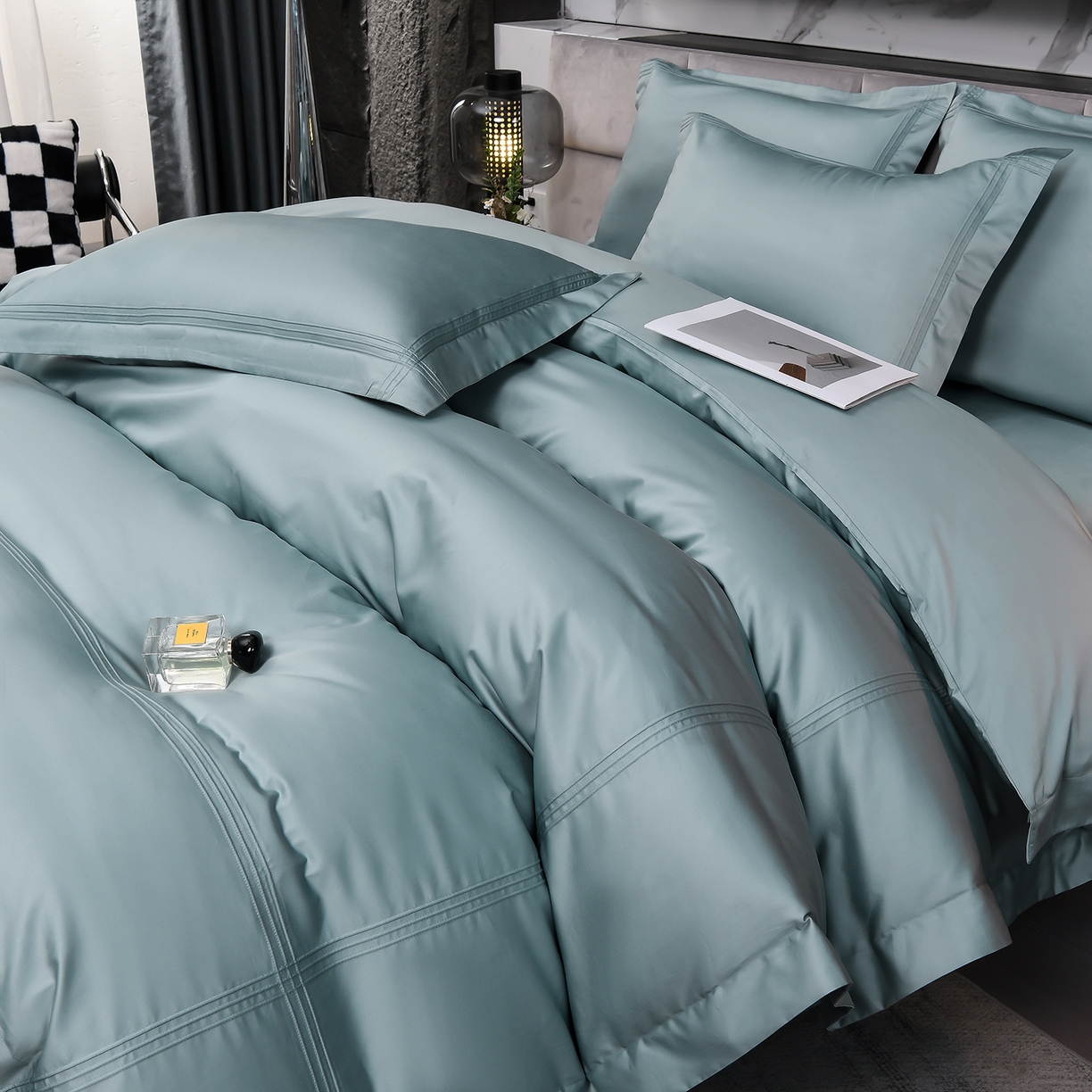 91家纺网 家纺一手货源 找家纺 （总）润淳家居 2025新款100支新疆长绒棉四件套纯棉四件套全棉四件套