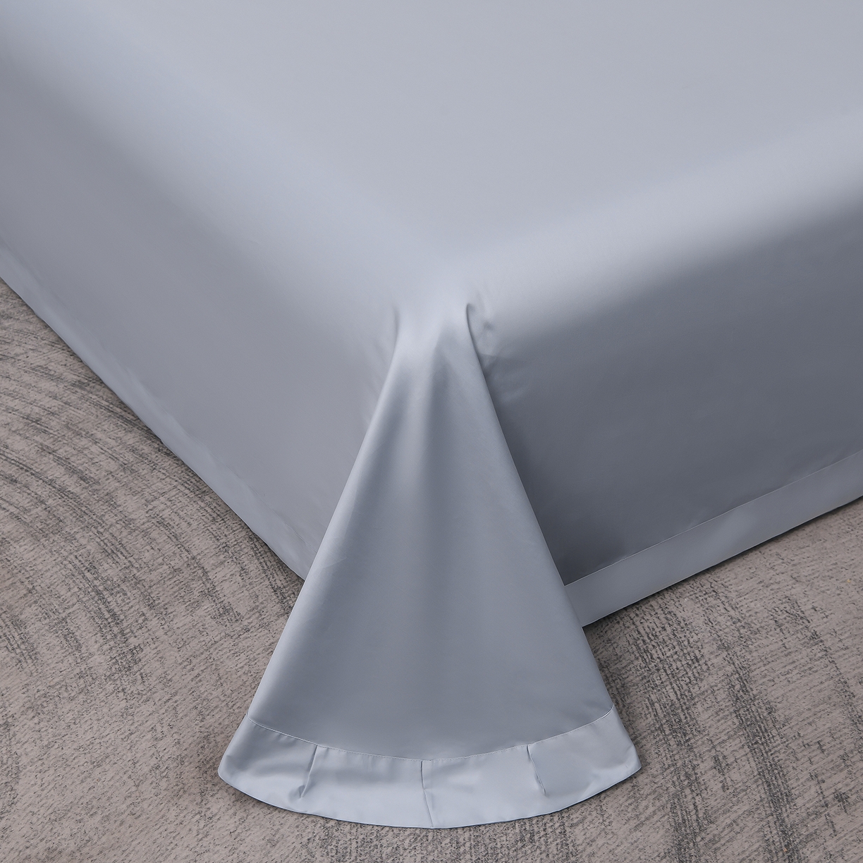 91家纺网 家纺一手货源 找家纺 润淳家居 2025新款100支新疆长绒棉四件套纯棉四件套全棉四件套 梦幻 水波蓝