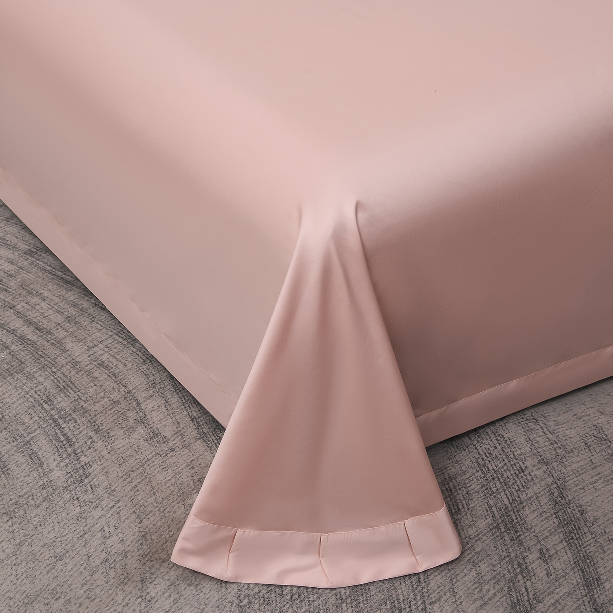 91家纺网 家纺一手货源 找家纺 润淳家居 2025新款100支新疆长绒棉四件套纯棉四件套全棉四件套 梦幻 唯美粉