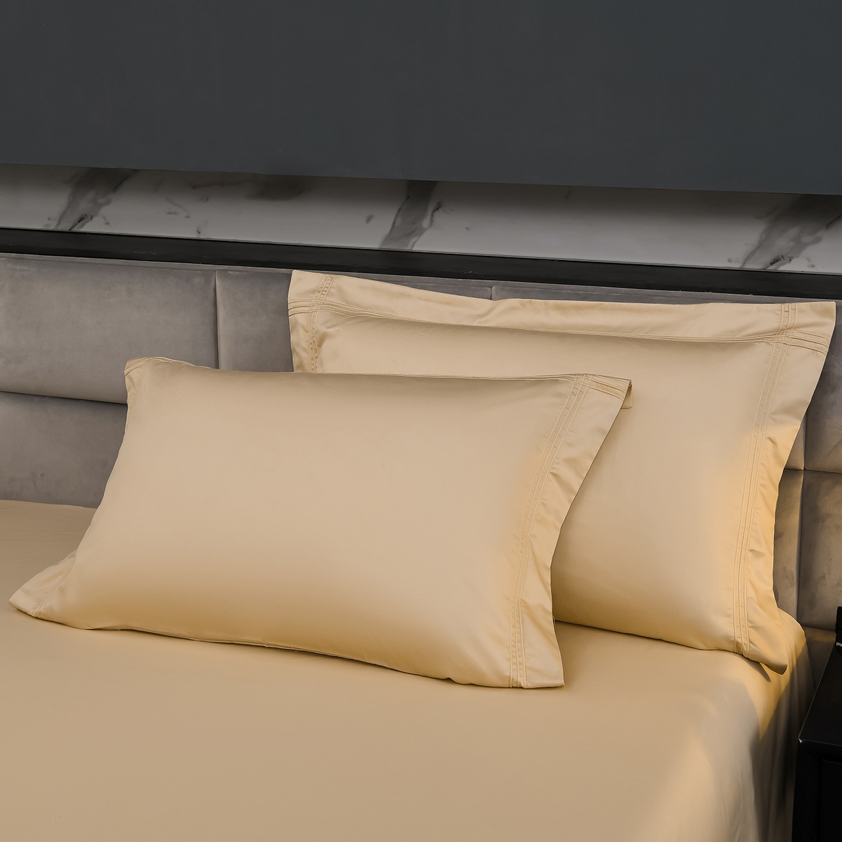 91家纺网 家纺一手货源 找家纺 润淳家居 2025新款100支新疆长绒棉四件套纯棉四件套全棉四件套 梦幻 圣殿驼