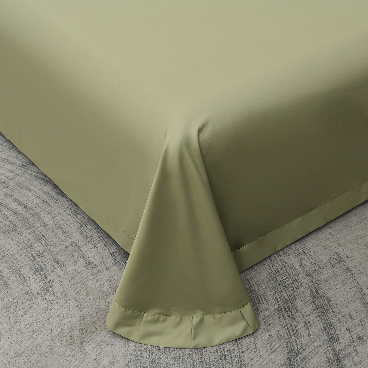 91家纺网 家纺一手货源 找家纺 润淳家居 2025新款100支新疆长绒棉四件套纯棉四件套全棉四件套 梦幻 青灰绿