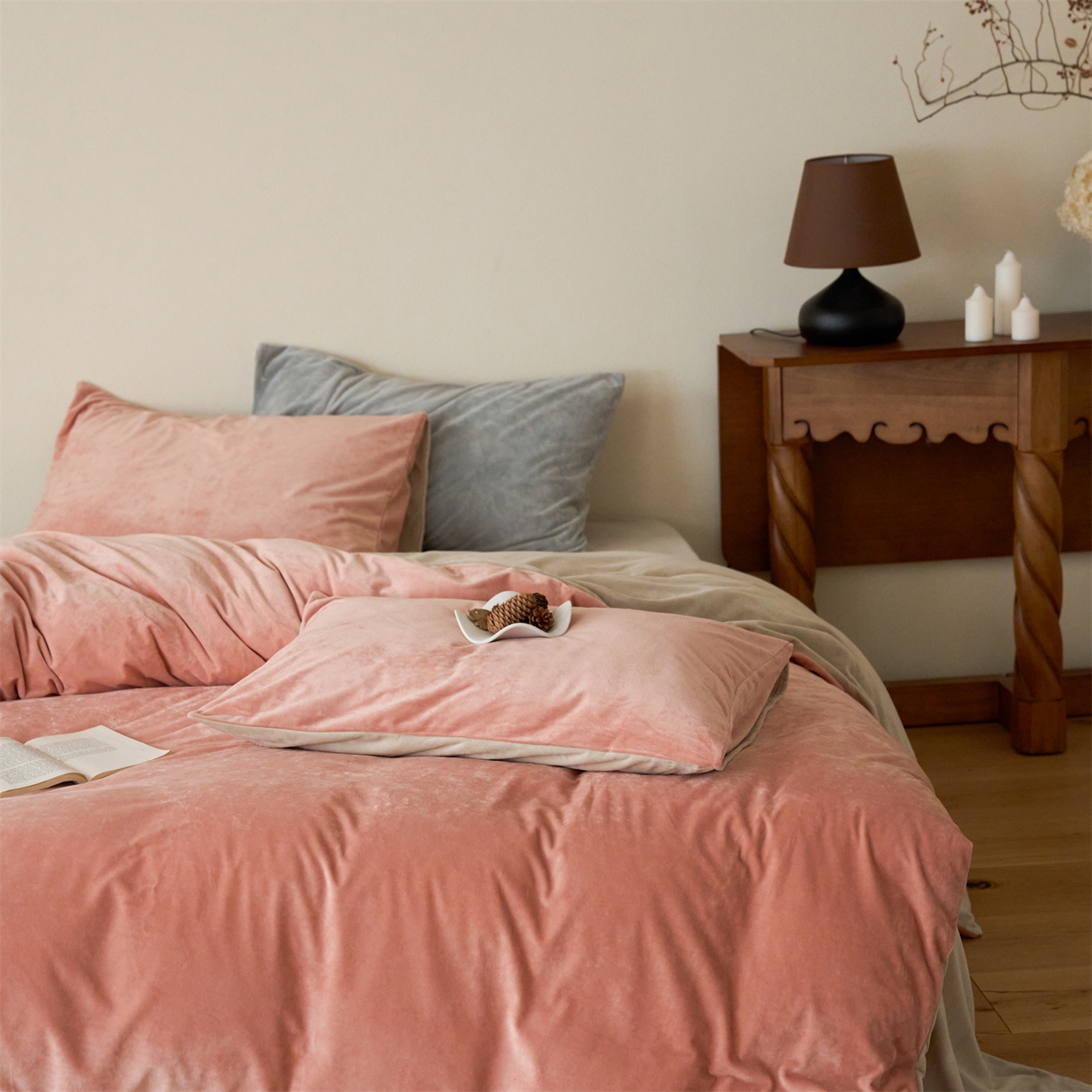 91家纺网 家纺一手货源 找家纺 （总）121 2025新款轻奢新法式德芙绒宝宝绒婴儿绒短毛绒牛奶绒四件套床单被套【会员-10】 平台控价券后不得低于168   218   238