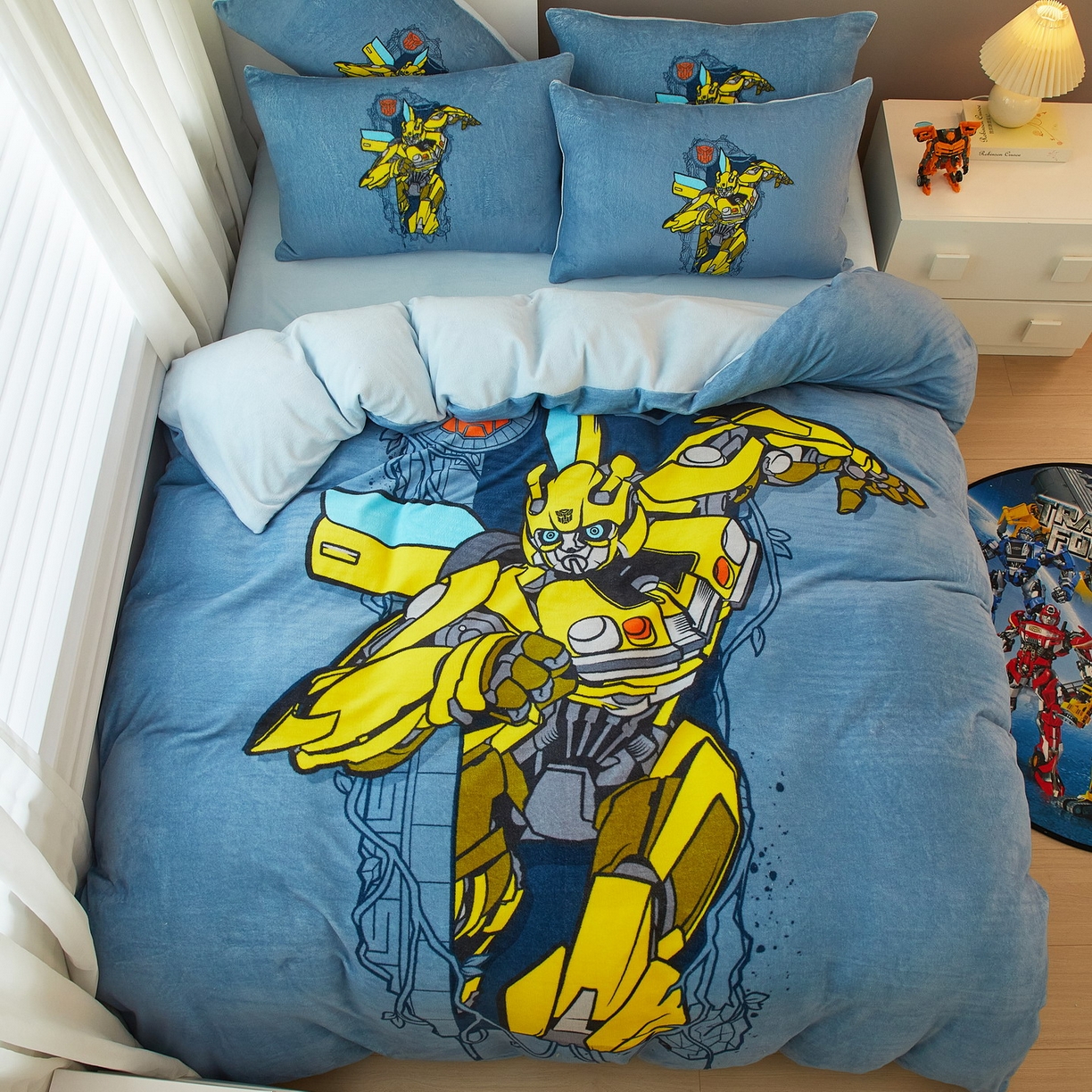 蘭菲家纺 2025新款变形金刚牛奶绒四件套 3号