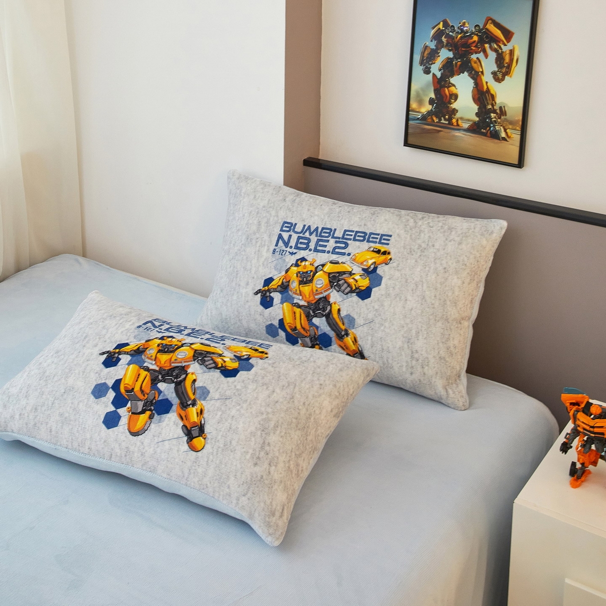 91家纺网 家纺一手货源 找家纺 蘭菲家纺 2025新款变形金刚牛奶绒四件套 4号