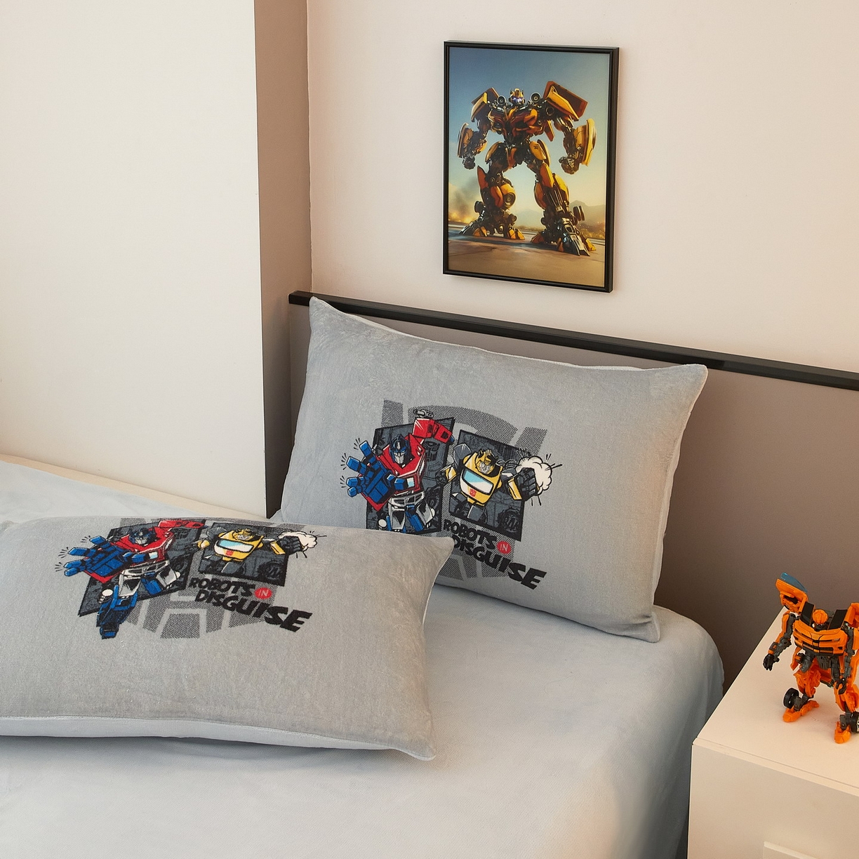 91家纺网 家纺一手货源 找家纺 蘭菲家纺 2025新款变形金刚牛奶绒四件套 5号