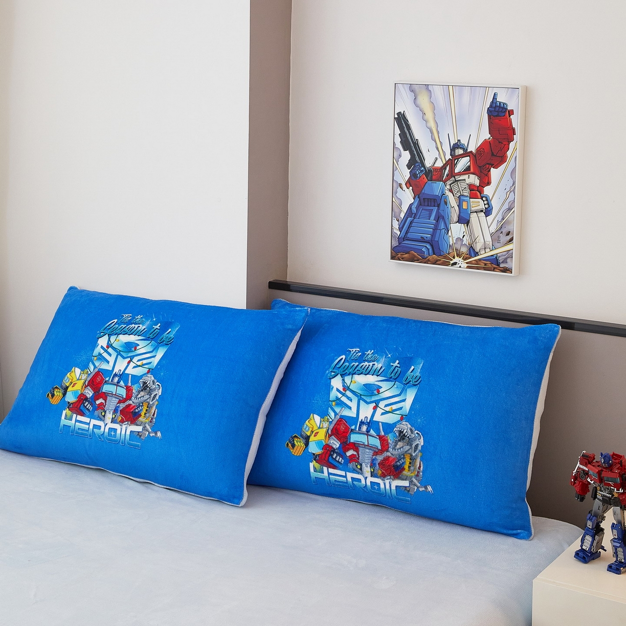 91家纺网 家纺一手货源 找家纺 蘭菲家纺 2025新款变形金刚牛奶绒四件套 7号