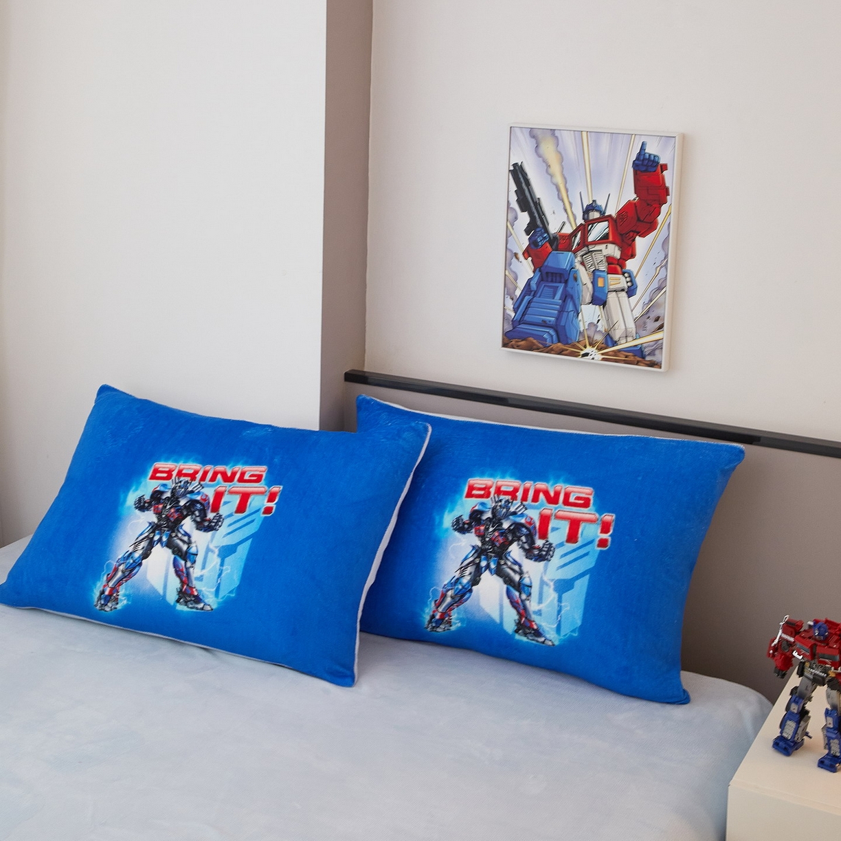 91家纺网 家纺一手货源 找家纺 蘭菲家纺 2025新款变形金刚牛奶绒四件套 8号