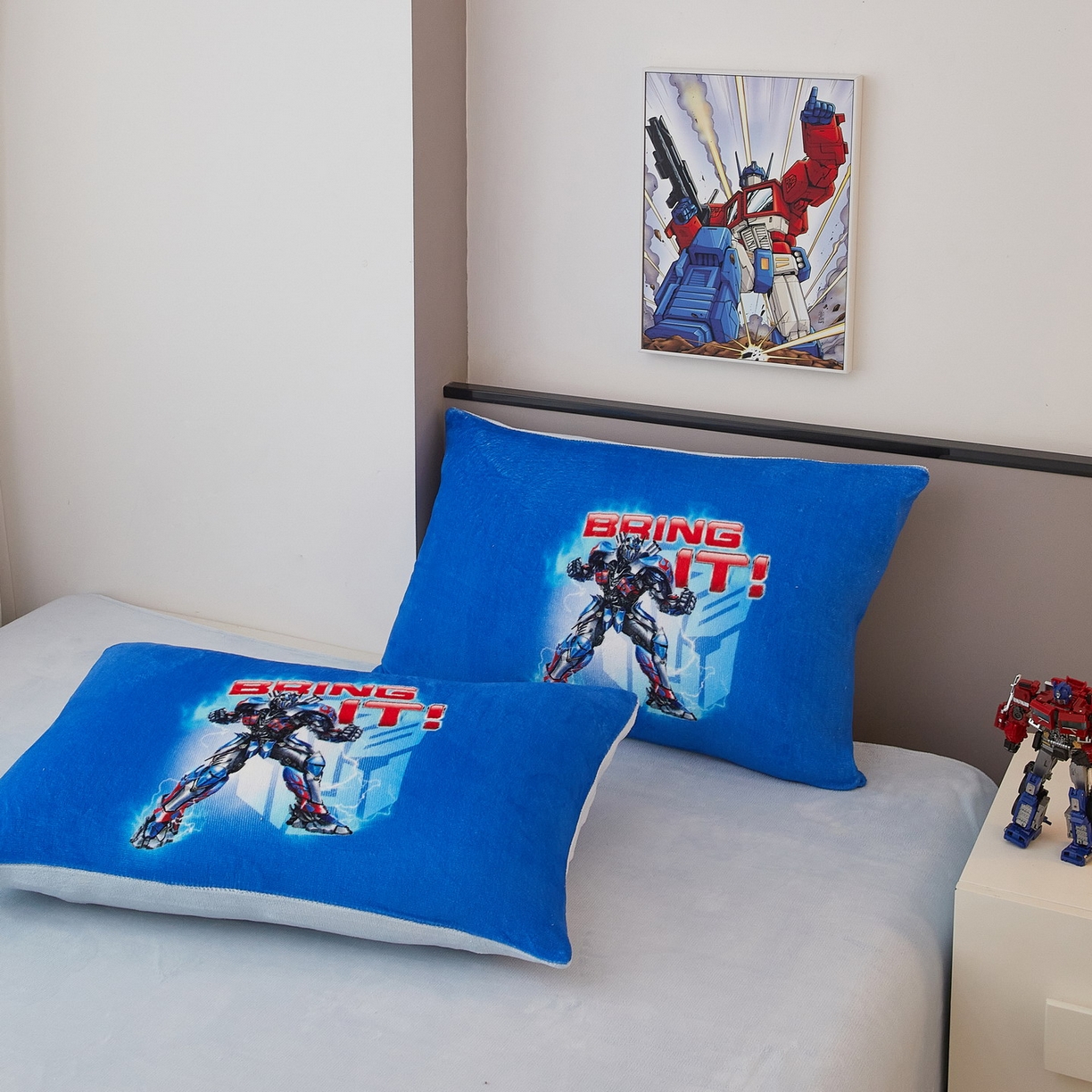 91家纺网 家纺一手货源 找家纺 蘭菲家纺 2025新款变形金刚牛奶绒四件套 8号