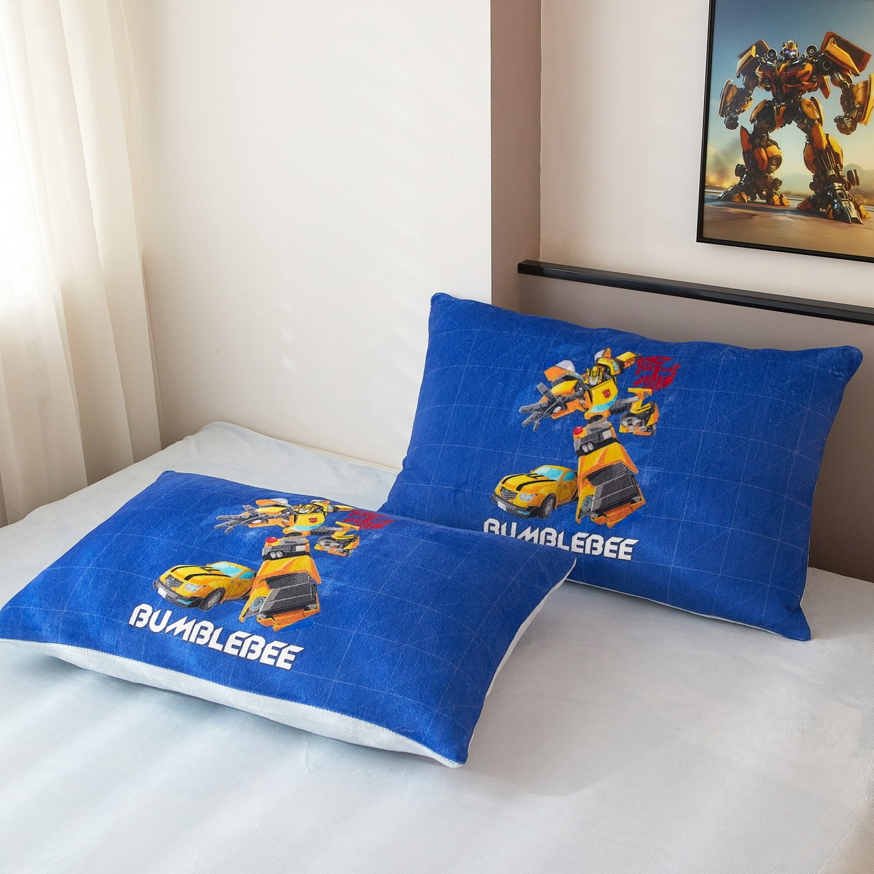 91家纺网 家纺一手货源 找家纺 蘭菲家纺 2025新款变形金刚牛奶绒四件套 9号