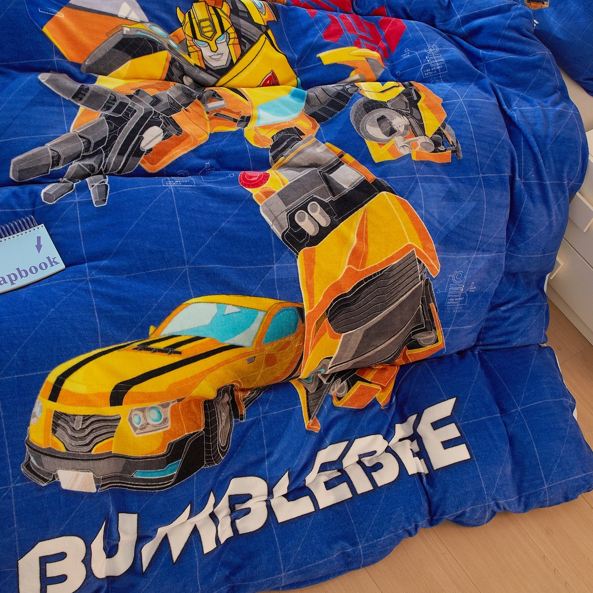 91家纺网 家纺一手货源 找家纺 蘭菲家纺 2025新款变形金刚牛奶绒四件套 9号