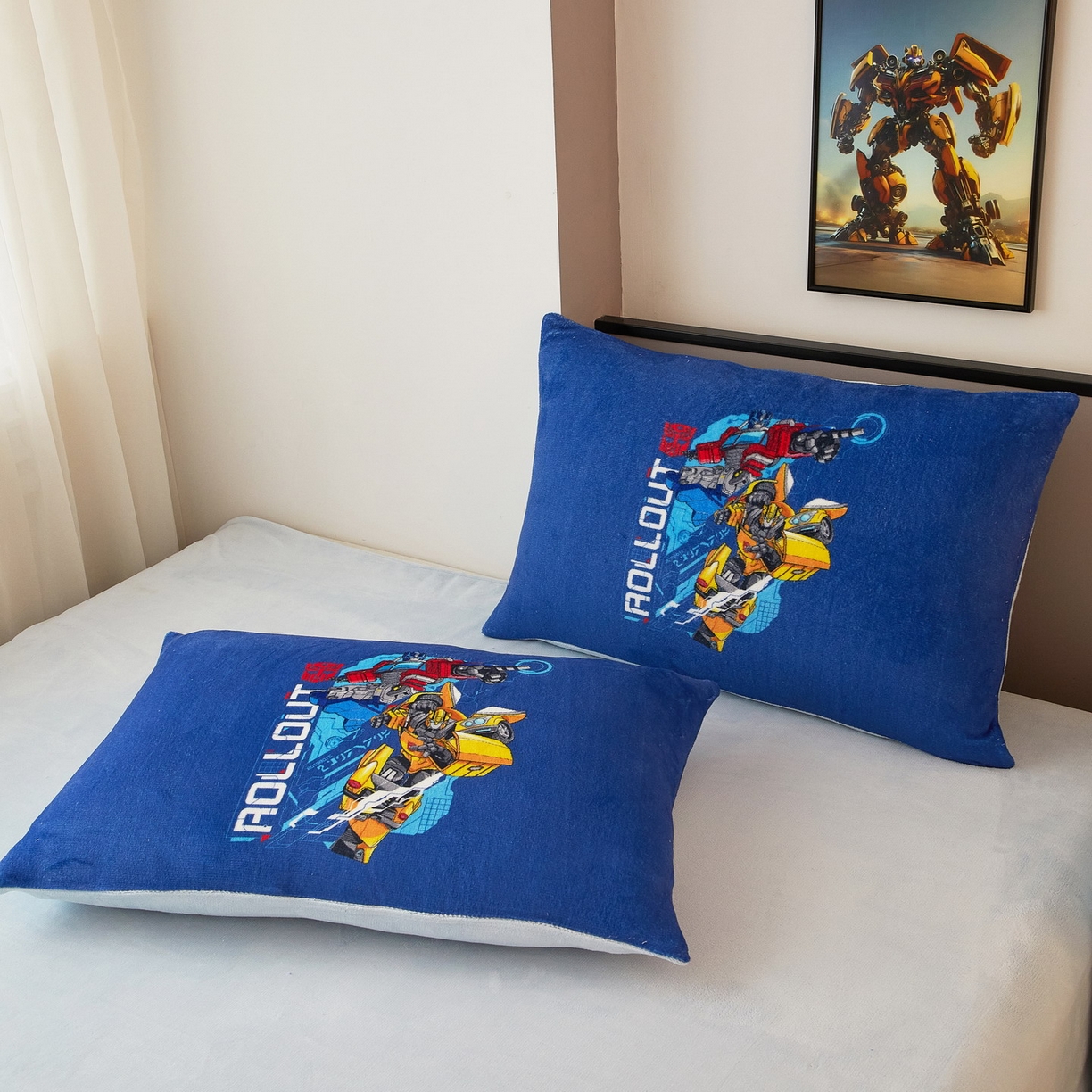 91家纺网 家纺一手货源 找家纺 蘭菲家纺 2025新款变形金刚牛奶绒四件套 10号