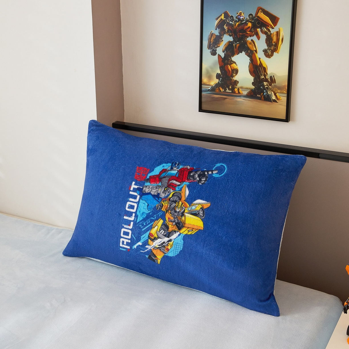 91家纺网 家纺一手货源 找家纺 蘭菲家纺 2025新款变形金刚牛奶绒四件套 10号