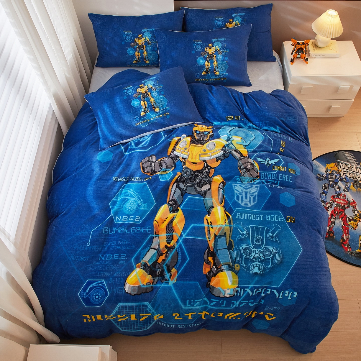 蘭菲家纺 2025新款变形金刚牛奶绒四件套 11号