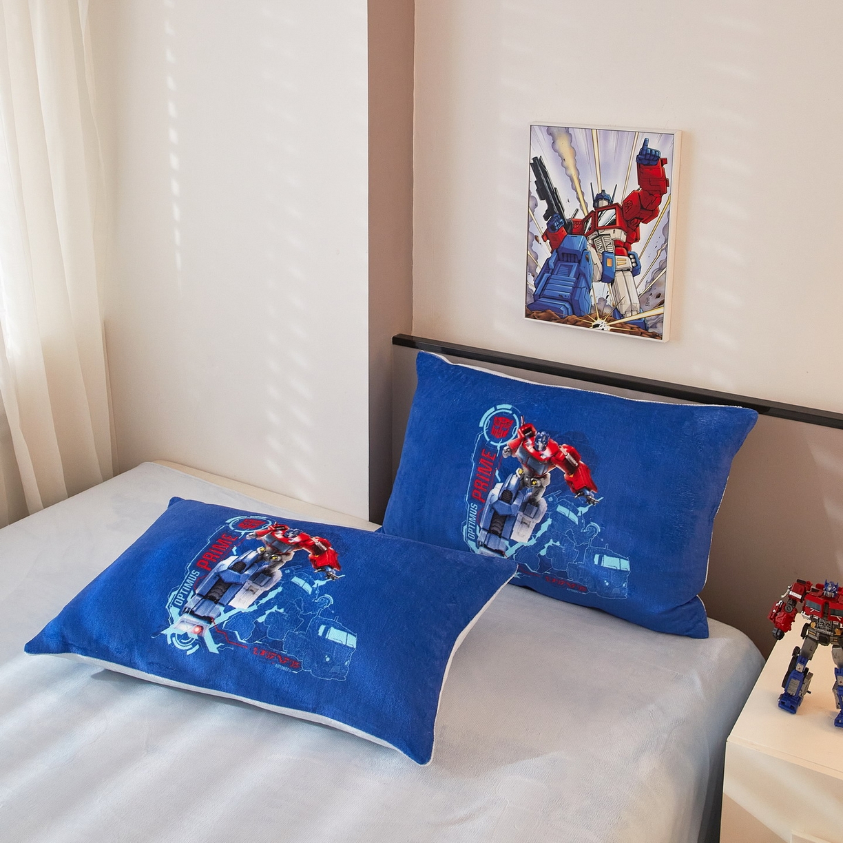 91家纺网 家纺一手货源 找家纺 蘭菲家纺 2025新款变形金刚牛奶绒四件套 12号