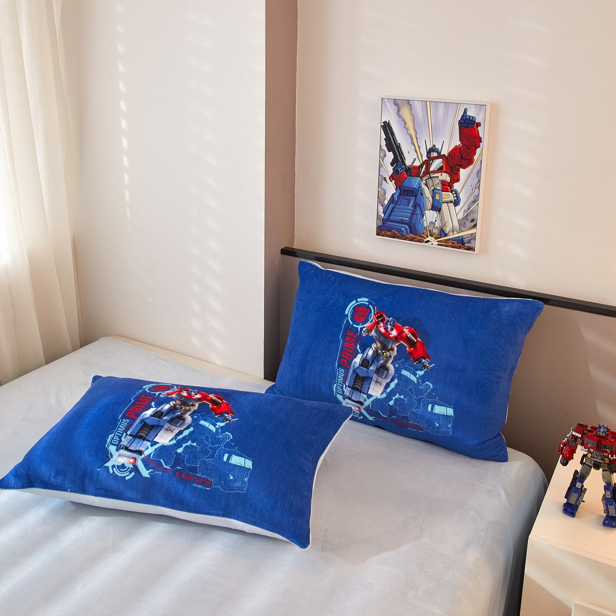 91家纺网 家纺一手货源 找家纺 蘭菲家纺 2025新款变形金刚牛奶绒四件套 12号