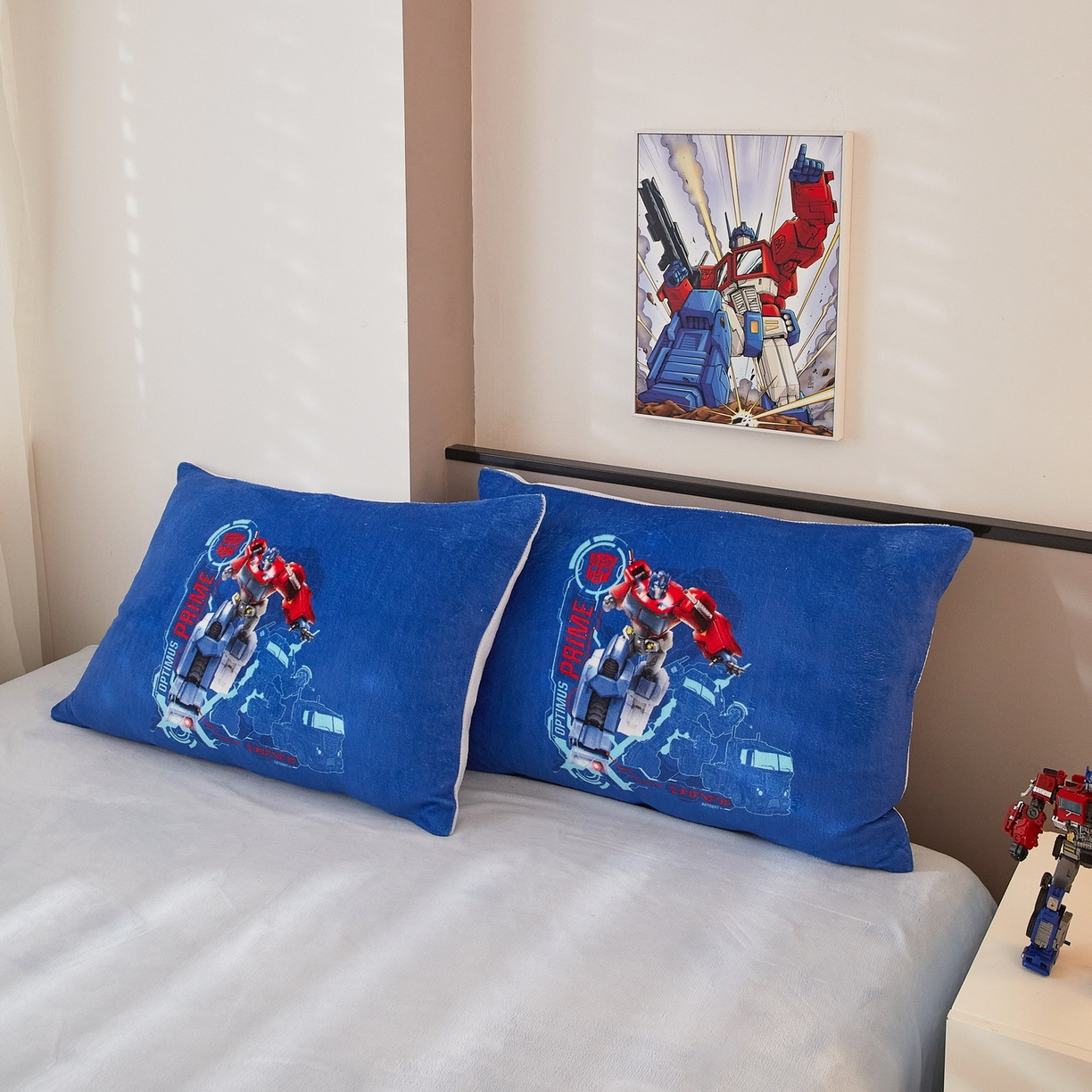 91家纺网 家纺一手货源 找家纺 蘭菲家纺 2025新款变形金刚牛奶绒四件套 12号