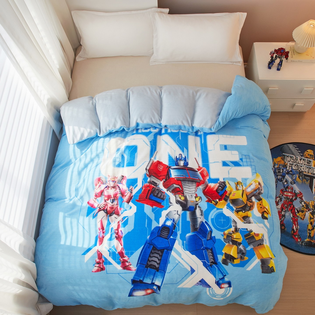 蘭菲家纺 2025新款变形金刚牛奶绒单被套 1号