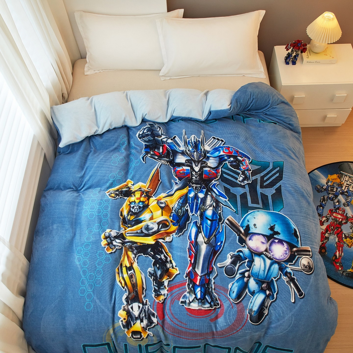 蘭菲家纺 2025新款变形金刚牛奶绒单被套 2号